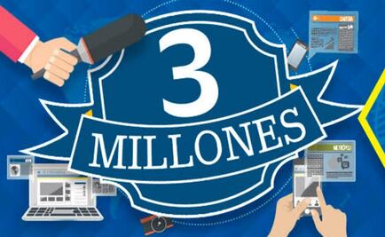 EL UNIVERSAL suma 3 millones de seguidores en Facebook