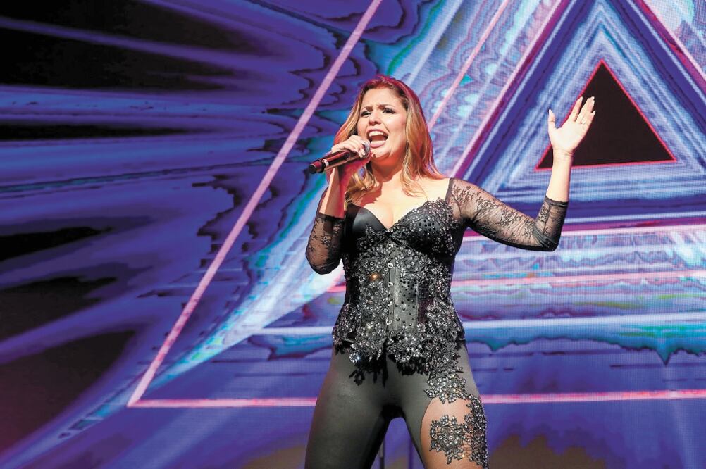 En La Voz, la cantante eligió a Carlos Rivera como coach. Foto: D. SIMÓN SÁNCHEZ. EL UNIVERSAL