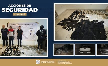 Caen tres presuntos integrantes de "Los Mayos" en Baja California Sur