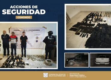 Caen tres presuntos integrantes de "Los Mayos" en Baja California Sur