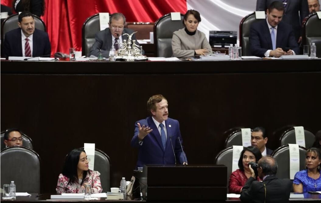 Romero Hicks dijo que hoy es tiempo de construir, pues la contienda electoral del 1 de julio, ya quedó atrás, porque lo que la población requiere y exige son resultados. Foto: Luis Cortés/EL UNIVERSAL