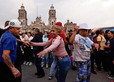 La cultura del sonidero inunda el Zócalo