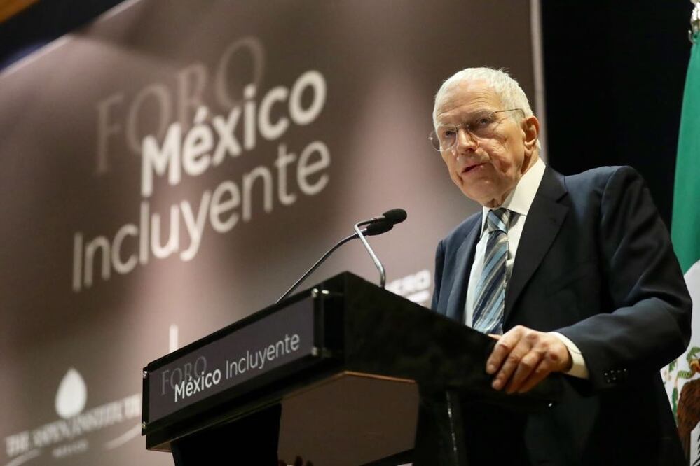 Edmund Phelps, ganador del premio Nobel de Economía, dictó una conferencia magistral del foro "México Incluyente" que organizó The Aspen Institute (Foto: Lucía Godínez / EL UNIVERSAL)