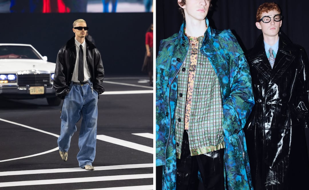 Las 6 tendencias que están redefiniendo la moda masculina de lujo. Foto: Dries Van Noten, Willy Chavarría
