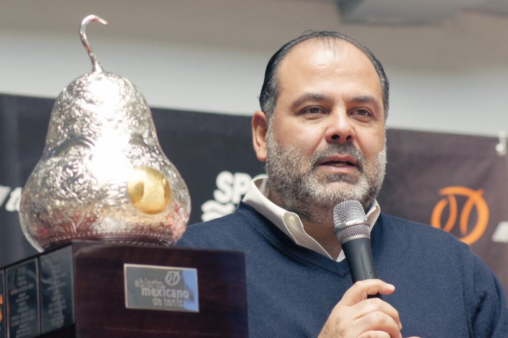 Raúl Zurutuza, director del torneo, satisfecho con el main draw (ARCHIVO. EL UNIVERSAL)