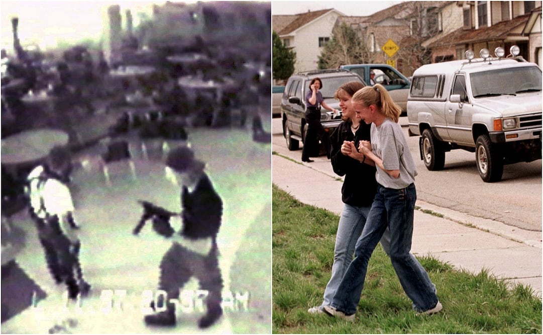 Los atacantes, Eric Harris y Dylan Klebold, asesinaron a 12 estudiantes y a un profesor antes de quitarse la vida. Fotos: AP