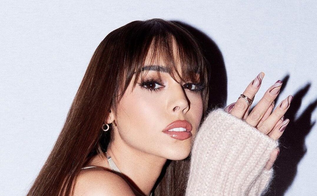 Danna Paola viste un look con estilo "Motomami", el nuevo disco de Rosalía. Foto: Instagram @dannapaola