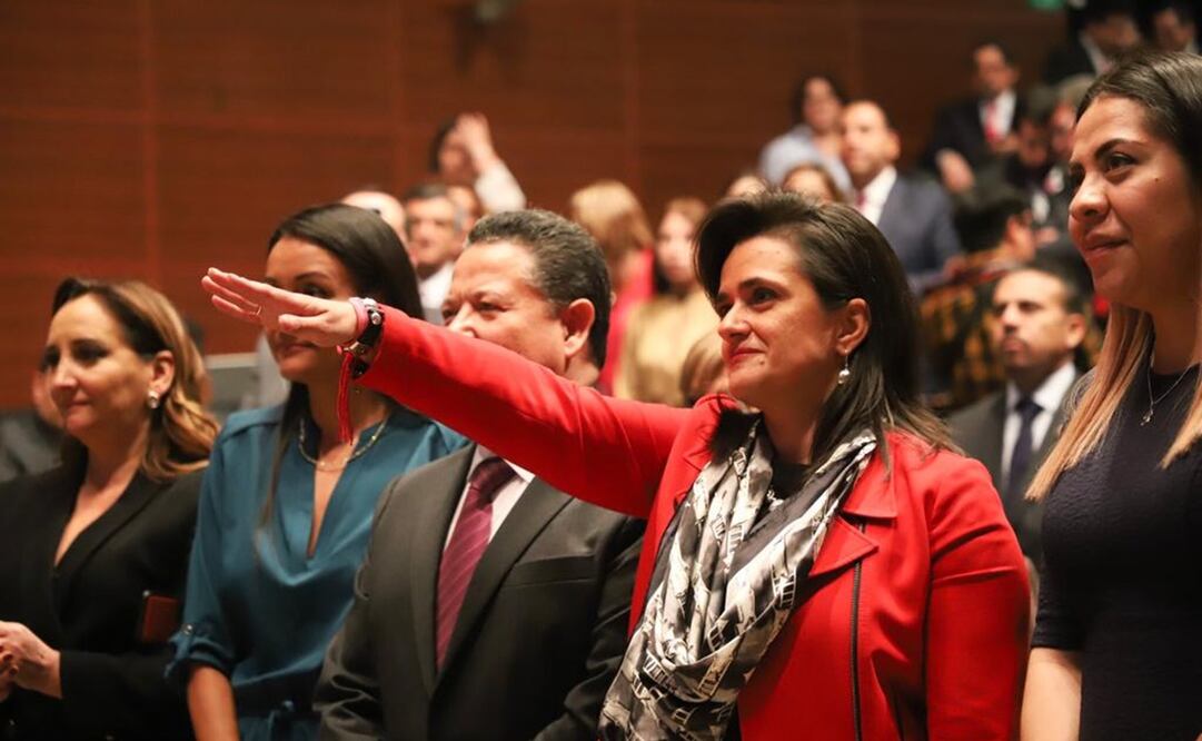 Toma de protesta de Margarita Ríos-Farjat como ministra de la Suprema Corte de Justicia de la Nación / FOTO: Tomada de Twitter @CanalCongreso