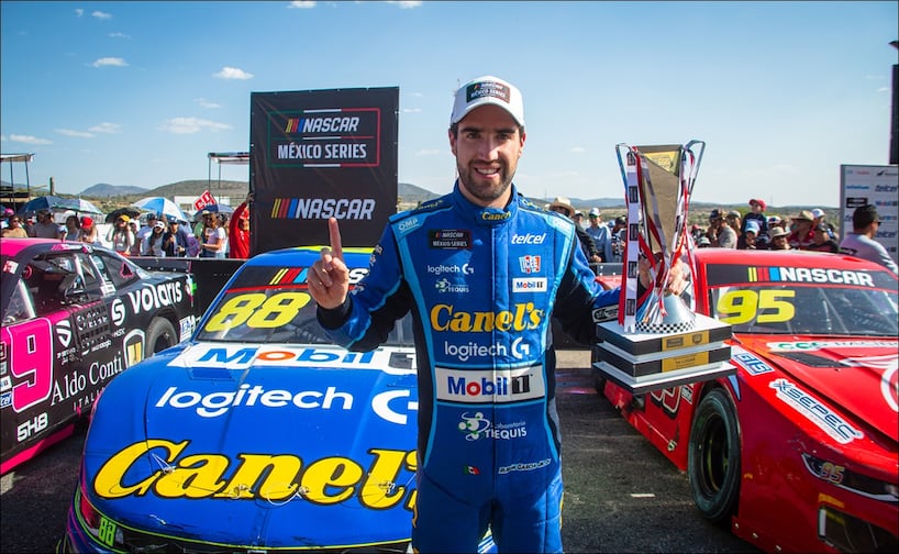 Rubén García Jr. conquista San Luis Potosí / Foto: Cortesía Nascar México