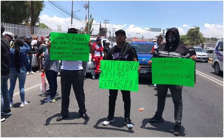 "Autodefensitas": integran a menores de edad en rondines de vigilancia de transprotistas en Tecámac para evitar extorsiones