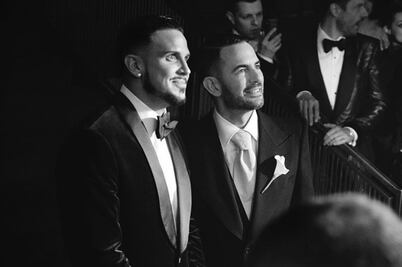 Así fue la boda del diseñador Marc Jacobs con el modelo Char Defrancesco