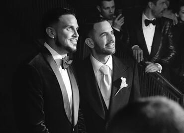 Así fue la boda del diseñador Marc Jacobs con el modelo Char Defrancesco