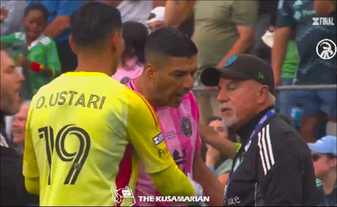 Así fue el escupitajo de Luis Suárez a un empleado del Seattle Sounders / Foto: Especiales