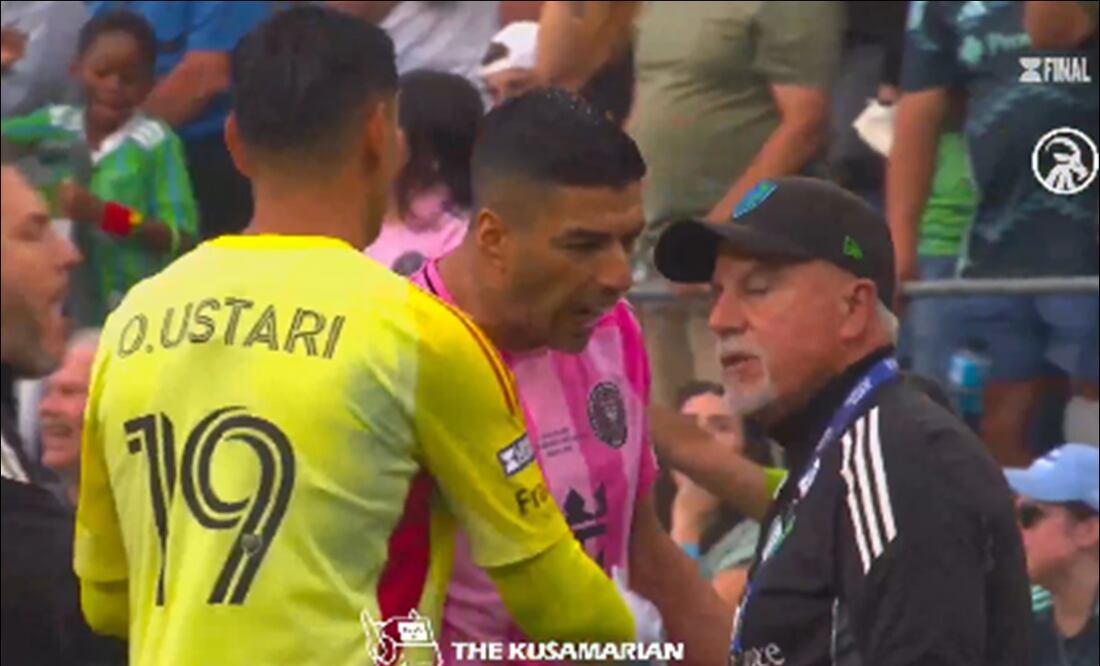 Así fue el escupitajo de Luis Suárez a un empleado del Seattle Sounders / Foto: Especiales