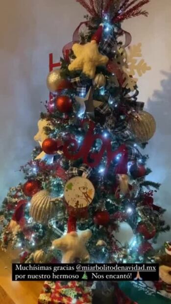 Mariazel mostró su bello árbol de navidad a días de los festejos