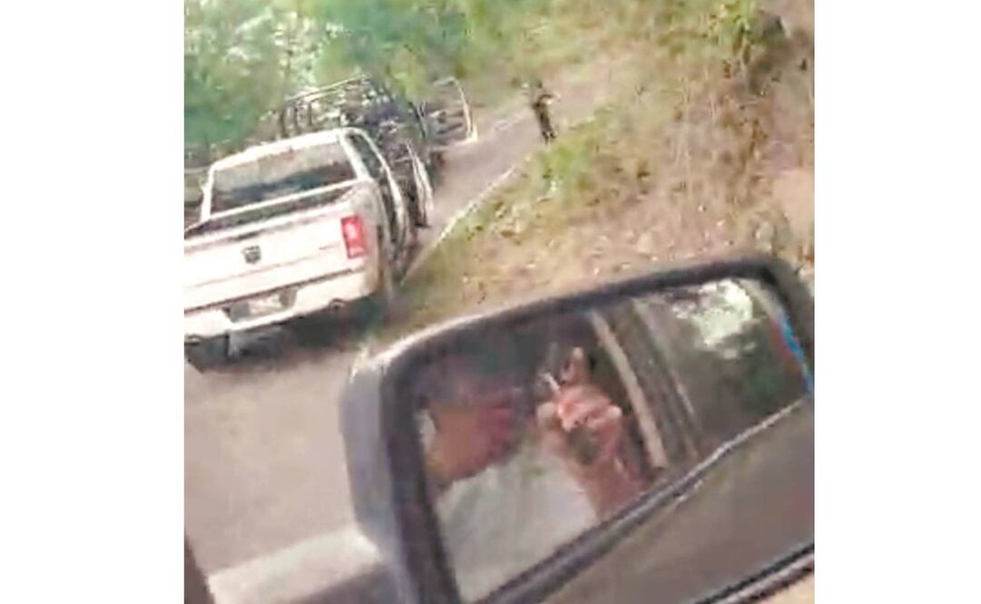 Un policía grabó el momento de la persecución. Foto: Especial.