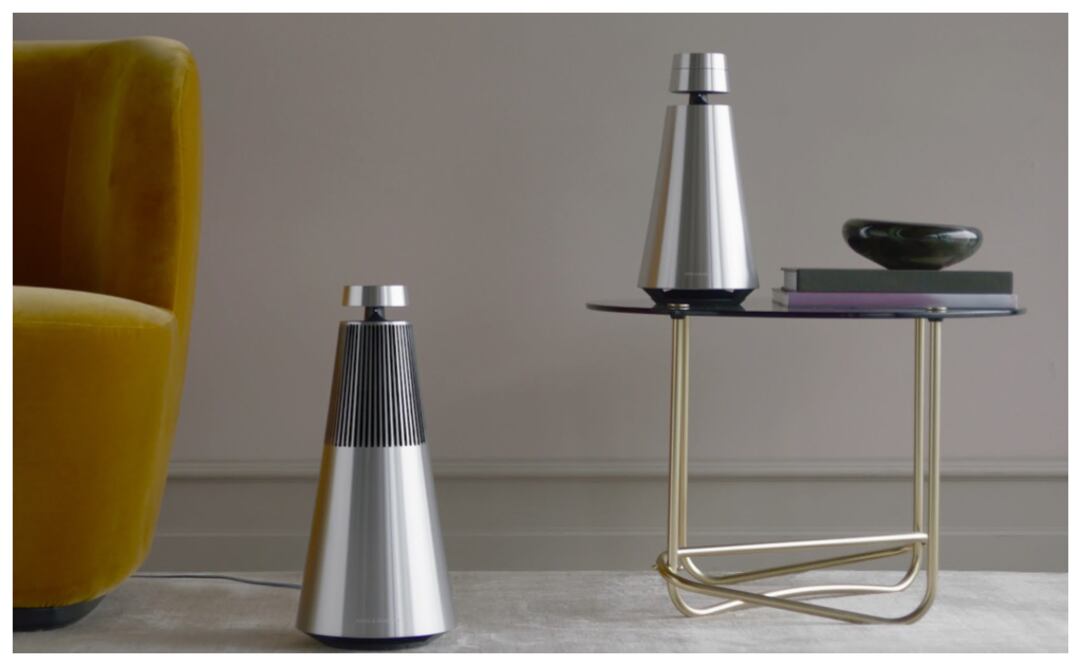 BeoSound 2, cuenta con un sonido de 360 grados gracias a la integración de Acoustic Lens Technology