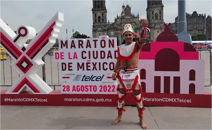 José Rivera, el corredor Anahuaca del Maratón de la Ciudad de México