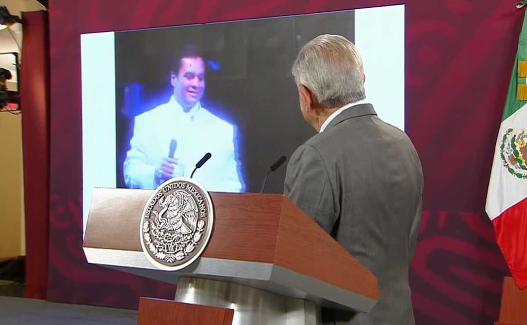 Canciones como “Adoro”, “Los Caminos de la Vida”, “La Jaula de Oro” y “Ya Supérame”, han sonado en las mañaneras. Foto: captura de pantalla