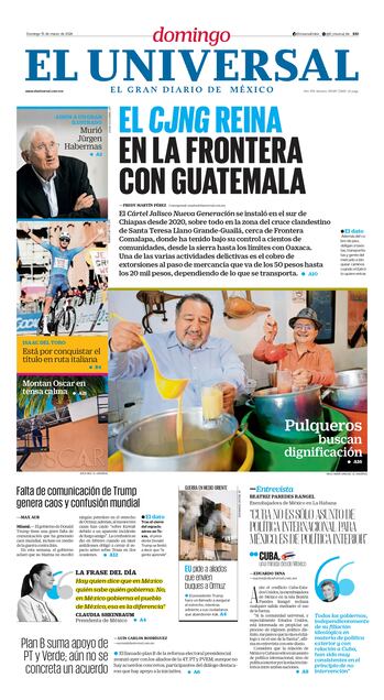 Portada impresa del 15 de marzo de 2026