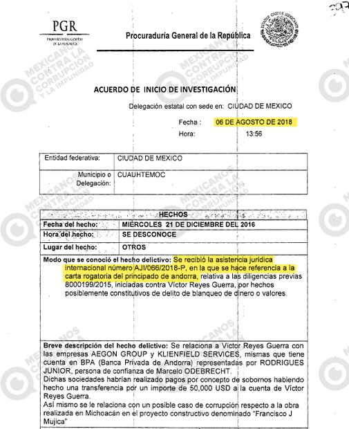 Dio en Michoacán contrato sospechoso a Odebrecht; AMLO lo nombra director de seguridad: Mexicanos contra la Corrupción