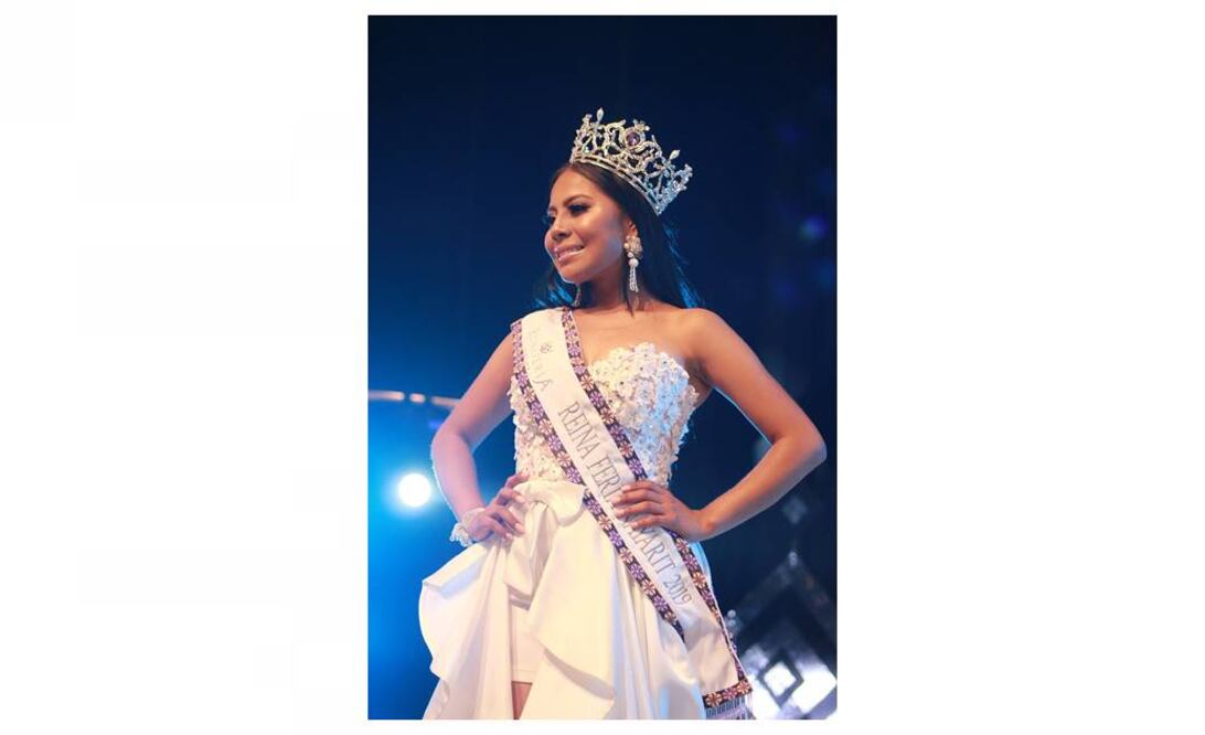Yukaima González, de 18 años, se coronó el certamen de belleza en la Feria Nayarit 2019. Foto: Especial