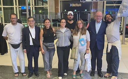 Mexicanos de la Flotilla Sumud detenidos por Israel llegan a Estambul para su repatriación; SRE da seguimiento