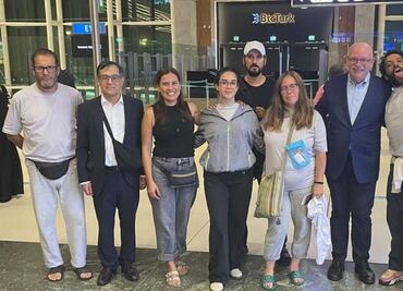 Mexicanos de la Flotilla Sumud detenidos por Israel llegan a Estambul para su repatriación; SRE da seguimiento