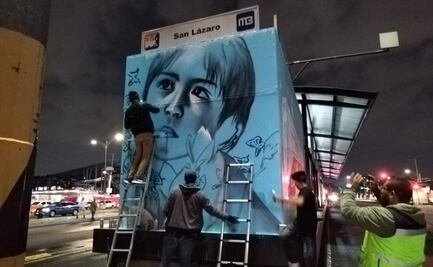 Inicia intervención artística en 17 estaciones de la Línea 5 del Metrobús 