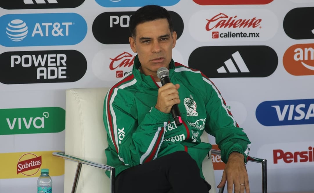 Rafael Márquez, durante su presentación como director técnico de la Selección Mexicana - Foto: Carlos Mejía | EL UNIVERSAL