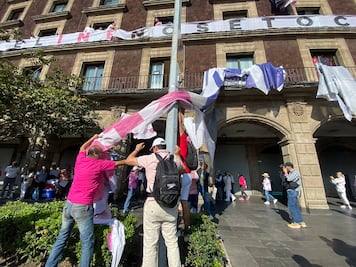 “Ovidio no se toca”, preparan manta de respuesta a la 4T