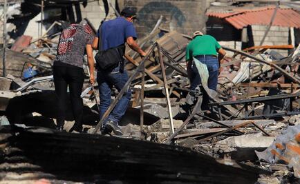 Buscan a familiares de mujer herida en explosión de Tultepec 