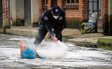 En Jacalones, el agua se fue y empieza la limpieza