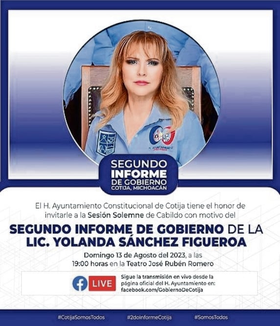 La alcaldesa ya había sido amenazada por el grupo criminal. Foto: Especial