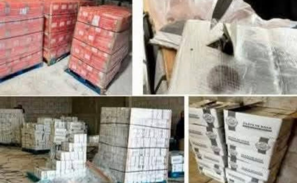 Narcóticos asegurados de tráiler en Sonora (30/12/2025). Foto: Especial