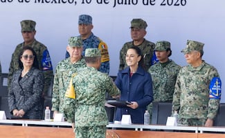Sheinbaum reconoce al Agrupamiento Yumare de la Sedena por sus labores en Venezuela; rescató a dos personas con vida y recuperó 92 cuerpos