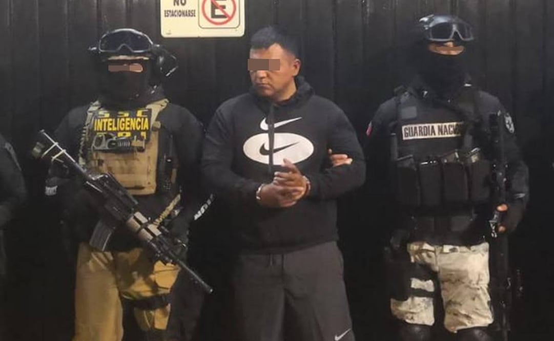 Cae "El Negro" extorsionador y narcomenudista en la GAM. Foto: Especial.