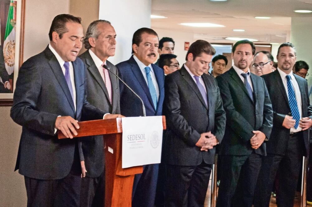 En conferencia de prensa, Miranda Nava señaló que los promotores generaron alrededor de 3 mil 989 registros con los que cobraban una pensión (JOSÉ ANTONIO TORRES. EL UNIVERSAL)