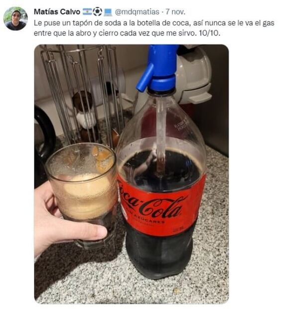 El truco infalible para que nunca se le vaya el gas al refresco