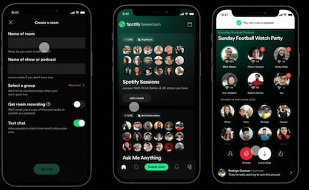 Spotify presenta Greenroom, su servicio estilo Clubhouse 