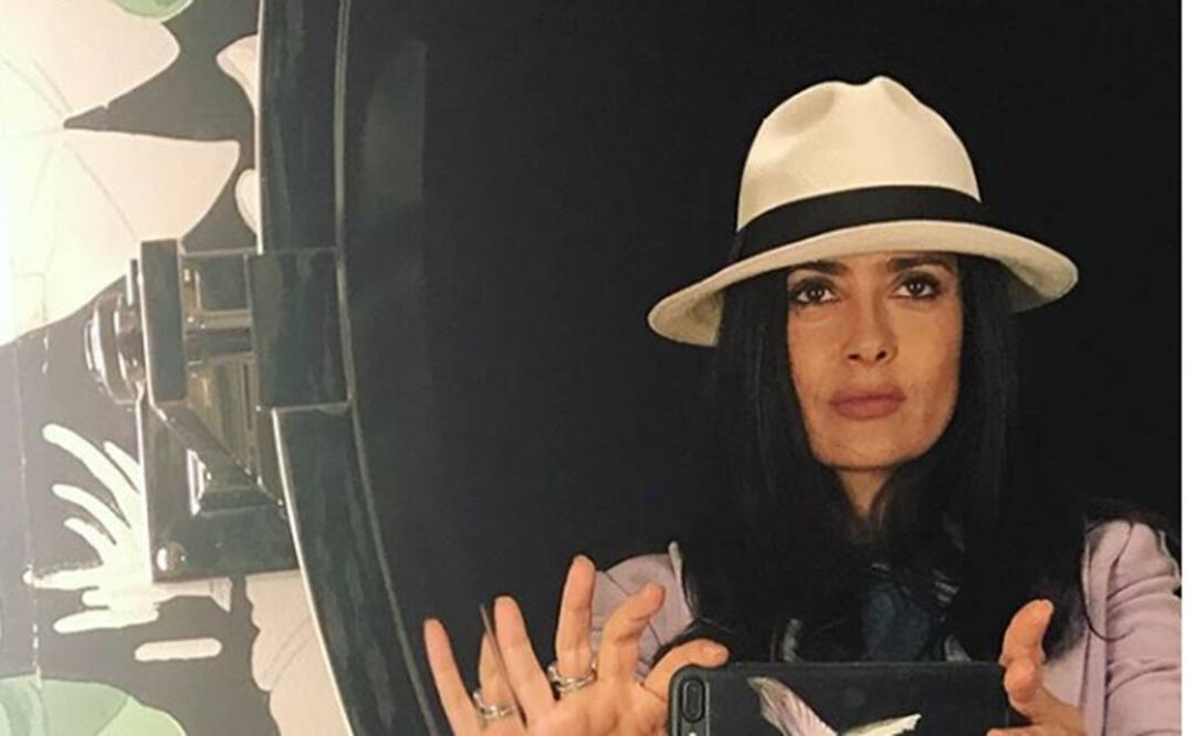 Salma Hayek dejó ver cuánto le gusta el picante  FOTO: INSTAGRAM