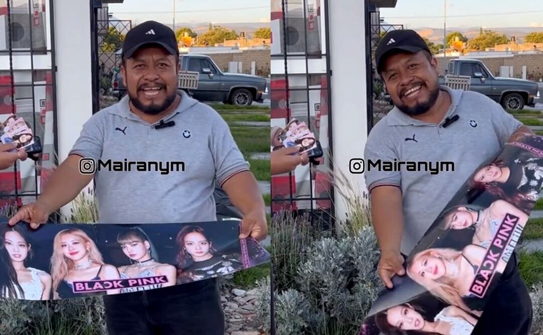 El "papá Blink" causó revuelo en Internet. Foto: TikTok