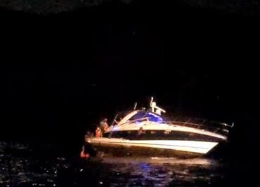Rescatan a varias personas de yate que encalló en San Carlos, Guaymas; regresaban de ver festejo de Carín León
