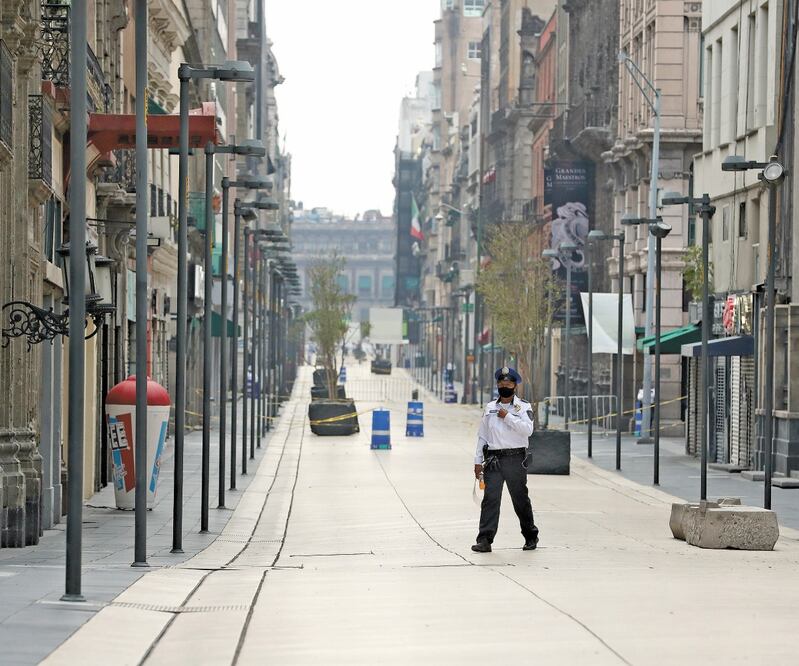 La pandemia vació las calles y encerró a la gente en sus casas, lo que derivó en un aumento de consumo de tv. Foto: BERENICE FREGOSO. EL UNIVERSAL