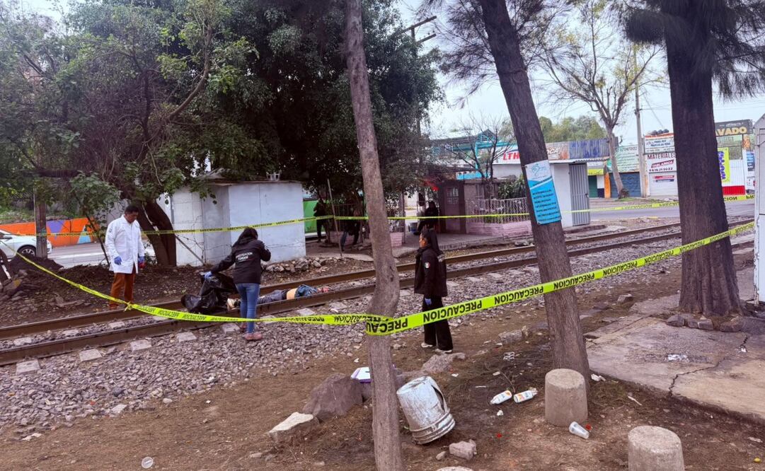 Hombre murió tras ser arrollado por un tren. Foto: especial
