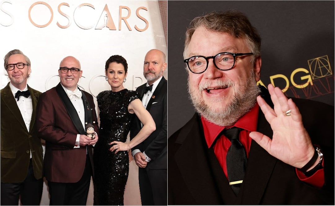 Adam Elliot, el director de "Memorias del caracol", habló de Guillermo del Toro en los premios Oscar.
Fotos: Monica Schipper / AFP y archivo (AFP)