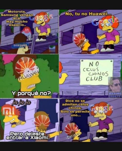 Los memes de la ruptura entre Huawei y Google