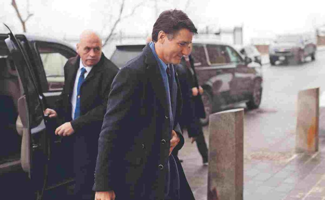 El primer ministro canadiense, Justin Trudeau, a su llegada al Parlamento en Ottawa. Foto: Dave Chan / AFP