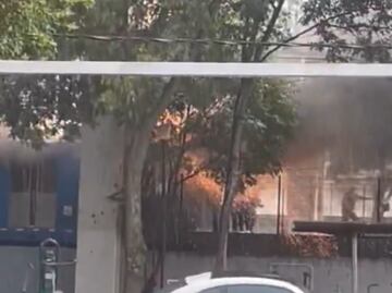 Se registra incendio en el Tren Ligero