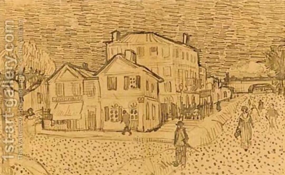 Dentro de las obras que serán confiscadas se encuentra "La maison de Vincent à Arles", de Vincet Van Gogh. (FOTO: Especial)